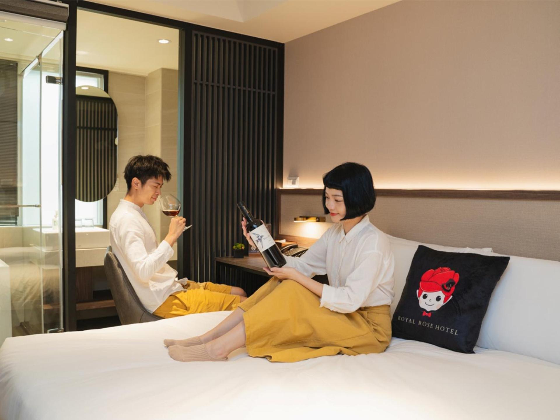 Royal Rose Hotel Zhongshan Tajpej Szoba fotó